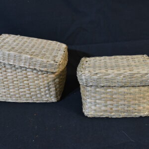 Wicker storage containers