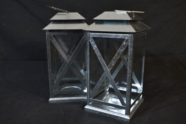 x2 Silver lantern