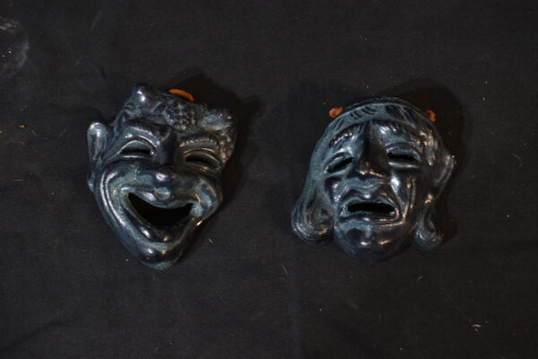 Theatre mask ornament