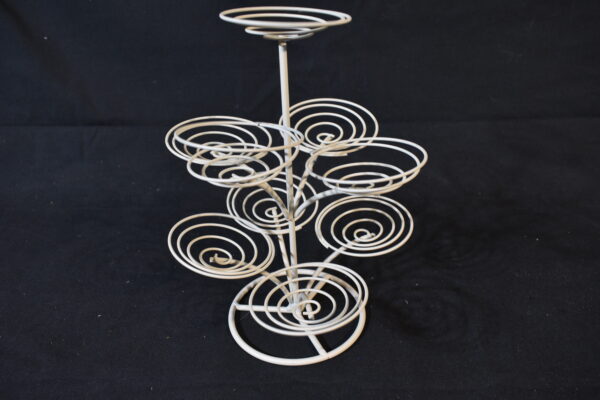 White cup cake holder tree