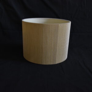 lamp shade - Beige ribbed lampshade