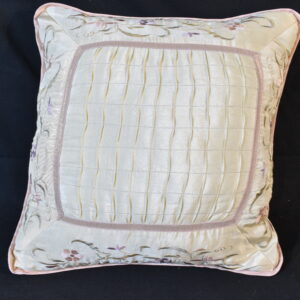 Cushion - Square Cream floral cushion