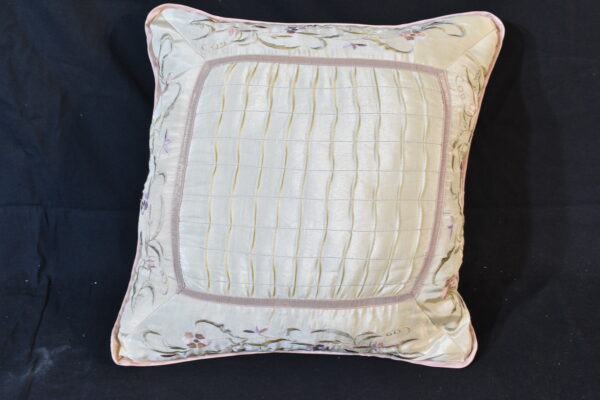 Cushion - Square Cream floral cushion