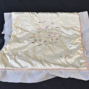 Silk cream pillowcase