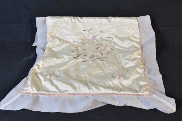 Silk cream pillowcase