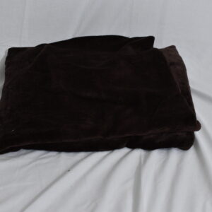 Brown fluffy blanket