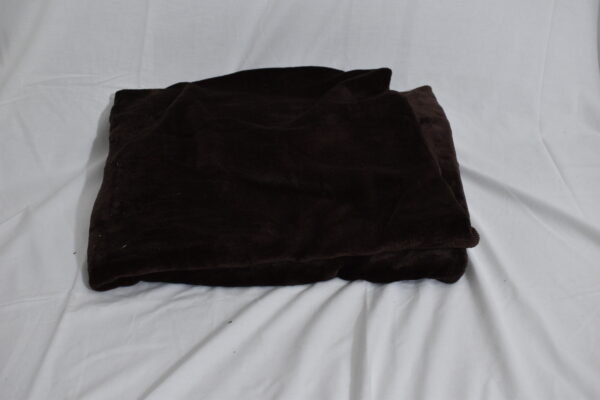 Brown fluffy blanket