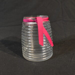 Ribbed vase
