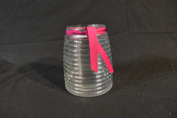 Ribbed vase