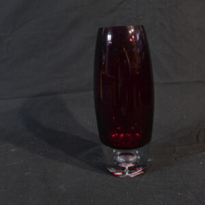 Red vase