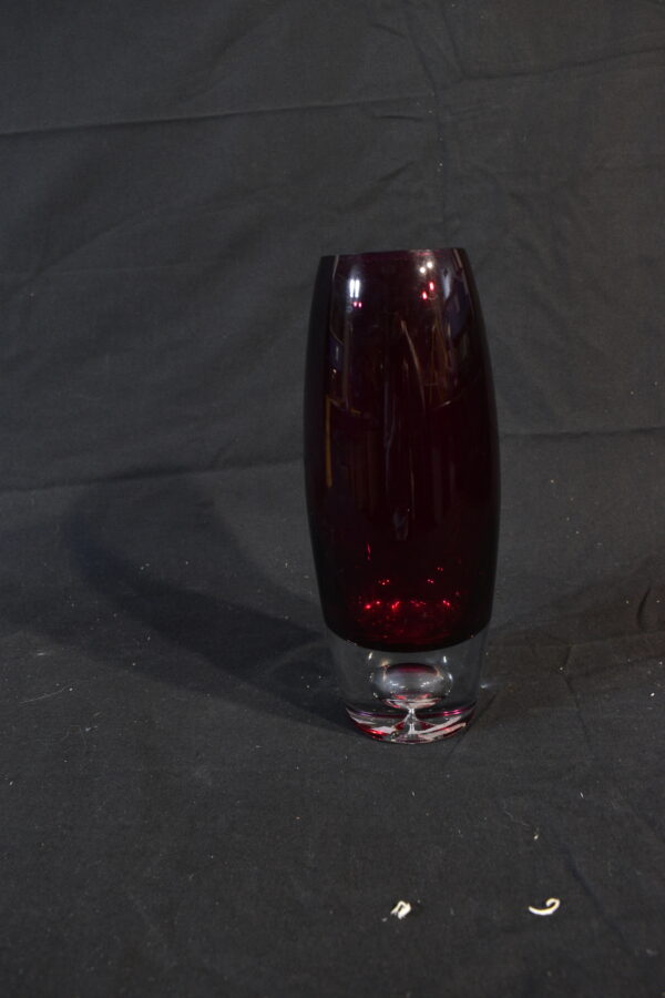 Red vase