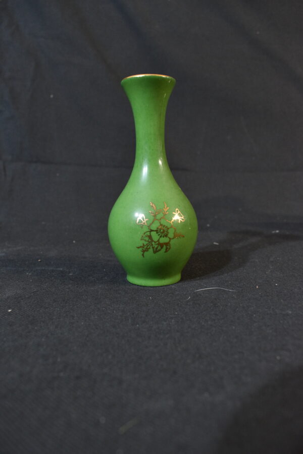 Small green vase
