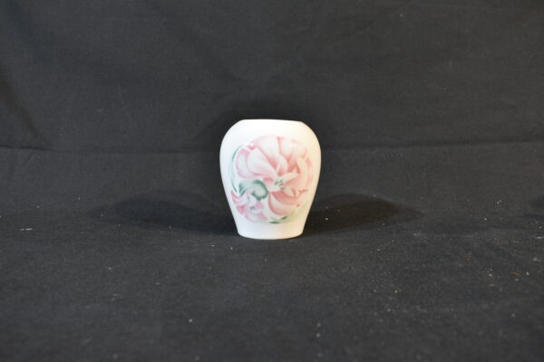 Small floral round vase