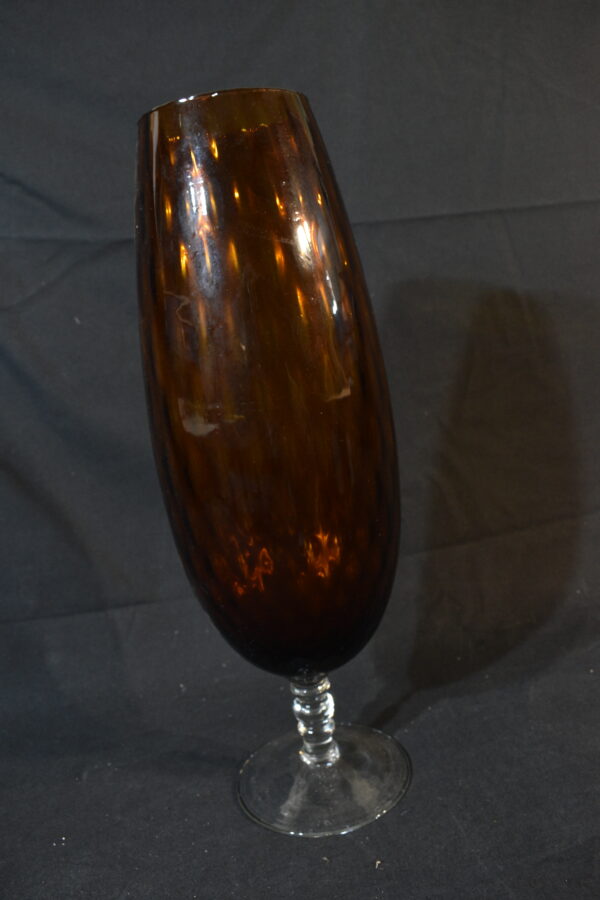 Large stemmed vase