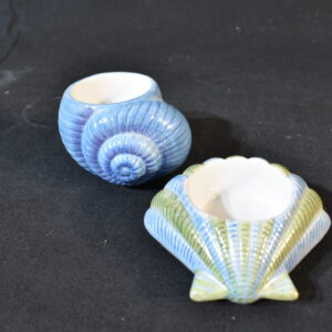 x2 Shell tea light holders