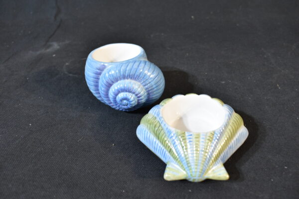 x2 Shell tea light holders