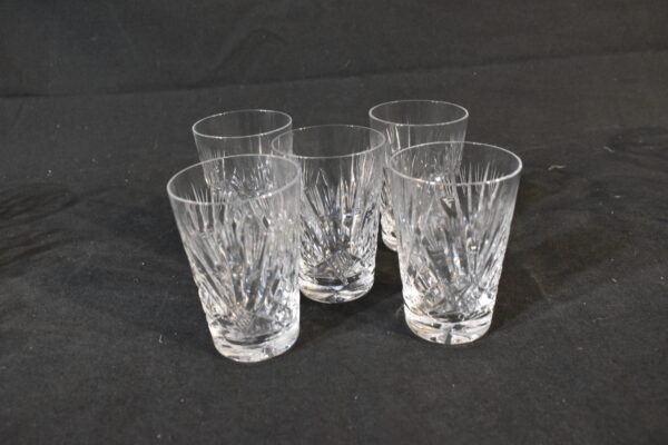 5x Crystal tumblers