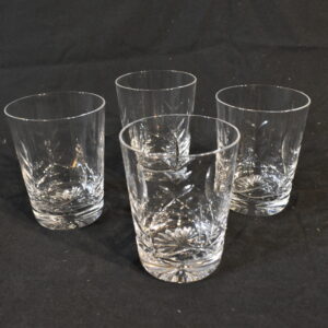 4x Crystal Tumblers