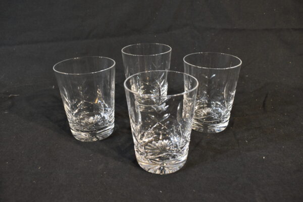 4x Crystal Tumblers