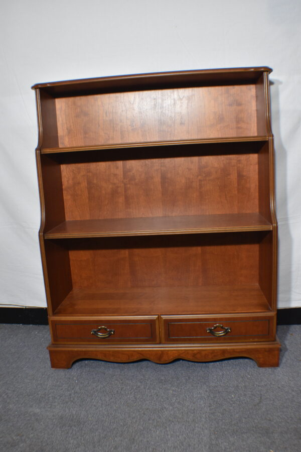 Wooden shelves with drawers