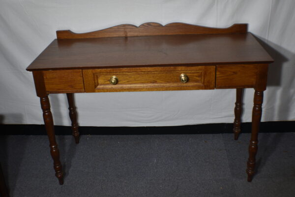Wood table with drawer