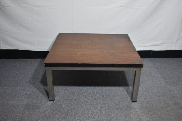 2x Low table with metal legs