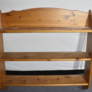 Wooden wall shelves