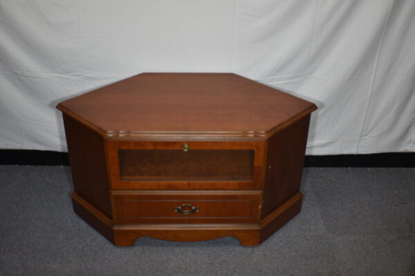 Brown TV unit