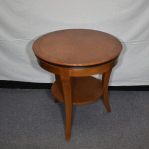 Wooden round table