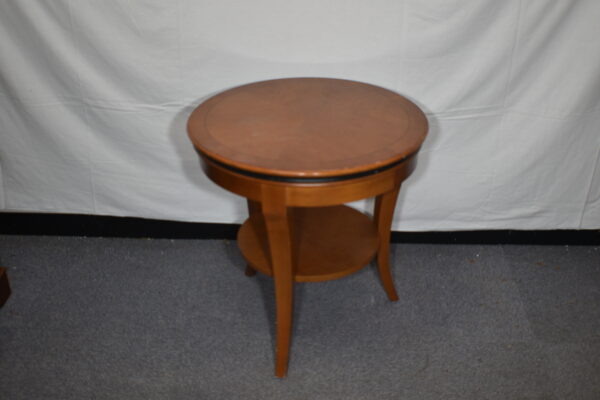 Wooden round table