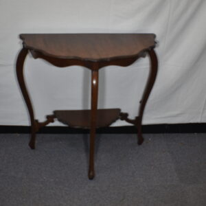 Dark wood hall stand