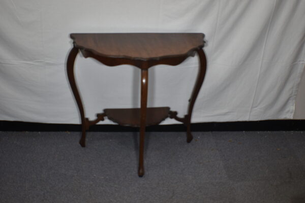 Dark wood hall stand