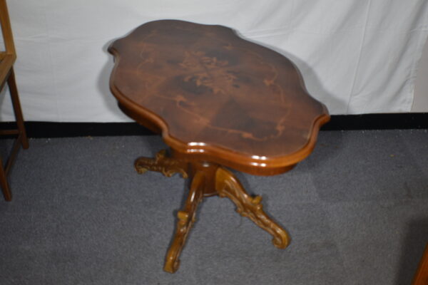 Walnut bird coffee table