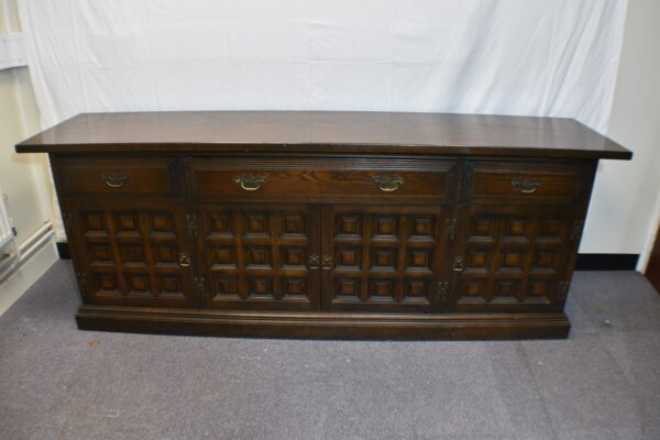 Long wooden side unit