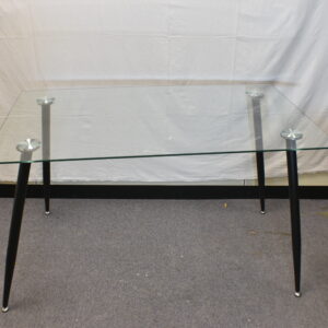 Glass dining table