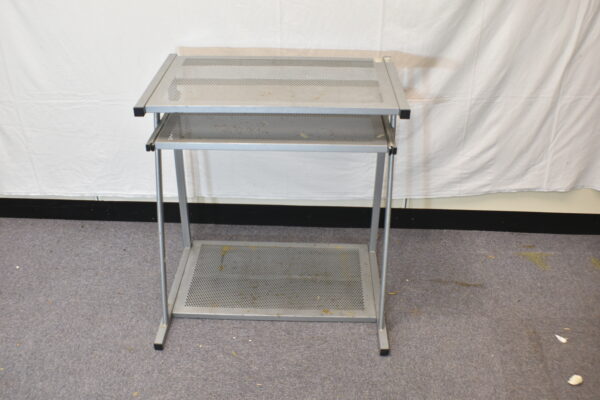 Metal computer desk
