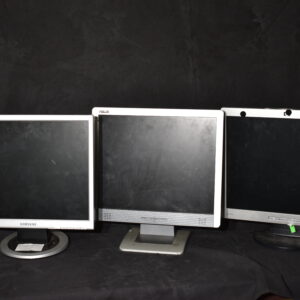 Silver border computer monitors