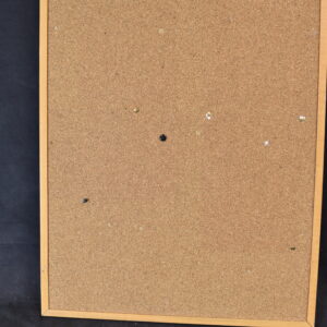Cork pin board