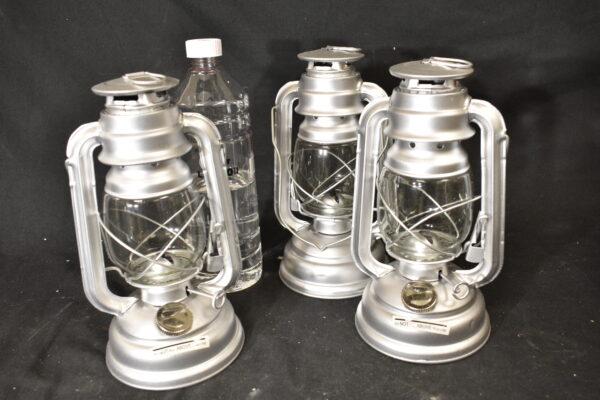 Oil Lamps x 3